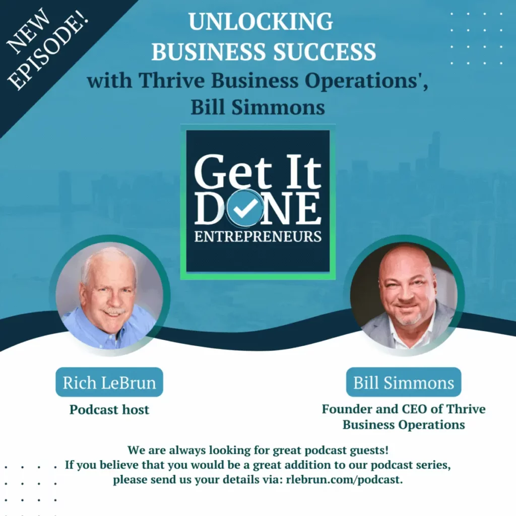 Get It Done Entrepreneurs podcast with Bill Simmons